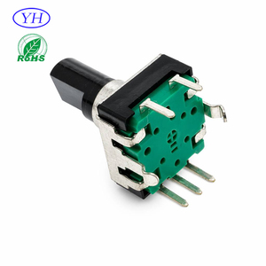 Yh Brand Bourns PEC12 RE130F EC12 Customization 12 pulse 24 pulse 5 pins enocder 12mm rotary encoder with push switch 24 detent - Product Image 2