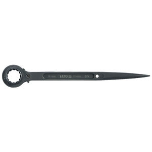Llave de trinquete Yato de 10 mm, hexagonal de un solo extremo, métrica, grado industrial, acero CRV, herramienta de reparación automotriz YT-4930 - Product Image 1