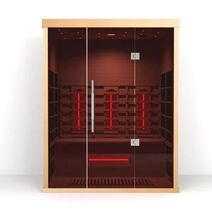 محمولة سهلة التركيب فنلندا الخشب الصلب المنزل الأشعة تحت الحمراء البخار ساونا المقصورة غرفة ساونا للبيع - Product Image 1