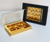 Boîte cadeau avec insert personnalisé, boîte en papier de luxe personnalisée avec fenêtre pour chocolat