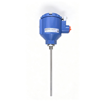 Untuk Sensor Suhu RTD 214C 214CRTSSA1D3M0195DTE1AR1 Pt100 Dual 3-Wire Kelas Anti Ledakan 316L SST OEM/ODM IP65 Oil