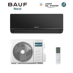 Climatiseur split inverter BAUF 12000 BTU WiFi R32 18dB silencieux, nano-autonettoyant, haute performance énergétique (SEER) - Product Image 2