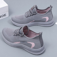 Chaussures pour femmes de style ancien de Pékin, nouvelle mode, polyvalentes, baskets légères à enfiler en maille tricotée, pour le commerce transfrontalier
