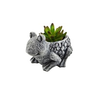 Vente en gros de pots à fleurs en ciment personnalisés en forme d'animaux pour jardin, serre, plantation de bonsaï, cactus