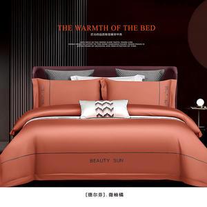 مجموعة مفروشات الفراش الفاخرة 100 قطن مصري, مجموعة مفروشات السرير ، مقاس مزدوج ، ملاءات السرير الدافئة لفصل الشتاء - Product Image 3