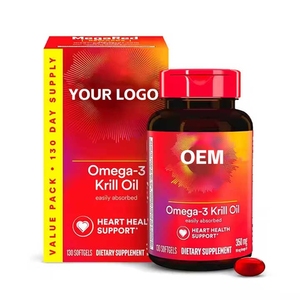 Offre Spéciale : Complément pour la Santé Cardiaque – <span class=keywords><strong>Huile</strong></span> <span class=keywords><strong>de</strong></span> <span class=keywords><strong>Krill</strong></span> Oméga-3 DHA Acides Gras en Gélules Molles – <span class=keywords><strong>Huile</strong></span> <span class=keywords><strong>de</strong></span> <span class=keywords><strong>Krill</strong></span> Antarctique en Gélules Molles - Product Image 1