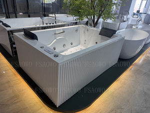 Baignoires et salles de sauna pour 2 personnes avec chauffage, massage par moteur, spas en acrylique, douches et bains à remous - Product Image 6