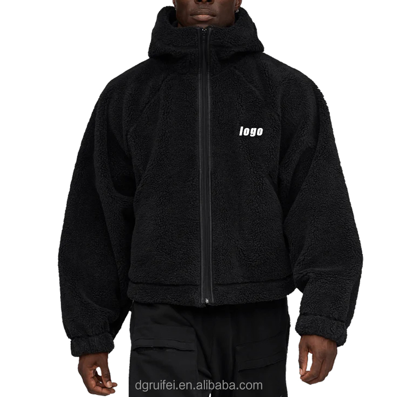 Cotton Oversized Printed Zip-up Zip-up Hoodie