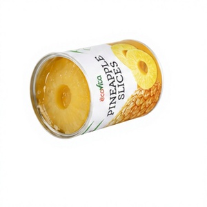 Hot Sale Delicious Premium Quality Vietnam Factory Canned <b>Pineapple</b> In <b>Light</b> Syrup Customized Packaging - Product Image 1