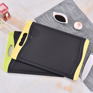 양면 미끄럼 방지 재활용 플라스틱 도마, BPA 프리 식품 등급 주방용 고기, 야채 및 과일용 도마 - Product Image 6