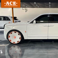 Jantes monobloc 5x112 5x120 5x1143 Big Face Forgées, Jantes Fiore-M pour Benz Bentley Maybach Rolls-Royce