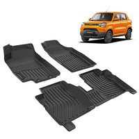 Alfombrillas Antideslizantes 3D de TPE para Coche, Revestimiento de Piso, Alfombrillas para Maletero para Suzuki S-Presso 2020-2024, Alfombrilla de Carga, Alfombra para Coche