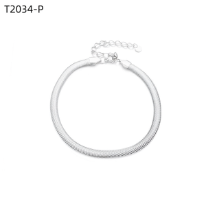 Amy Amy Fashion <b>Anklet</b> Stainless Steel <b>Silver</b> Plated Classic Women's Gift Jewelry T2034 - Product Image 4