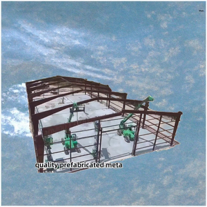 Edificio <span class=keywords><strong>Industrial</strong></span> Prefabricado de Estructura de Acero para Taller, Fábrica, Almacén, Supermercado y Parque, Diseño Moderno, Precios Bajos - Product Image 2
