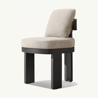 Ensemble de table et de chaises de jardin en aluminium moderne, durable, pour cour, villa, terrasse, meubles de jardin de loisirs