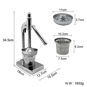 Professional Manual Citrus <b>Press</b> and <b>Orange</b> Juicer Fruit Machine 01BA048 Citrus <b>Press</b> 01BA048 - Product Image 6