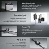Découpeuse laser industrielle à plateau lourd et stable 3015, machine de découpe laser à fibre 3 kW et 6 kW pour les travaux de découpe de tôles en atelier
