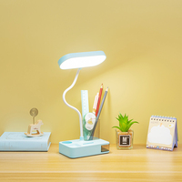 Porte-stylo de Protection des yeux personnalisé blanc bleu rose USB Rechargeable lampe de bureau pour l'étude et la lecture