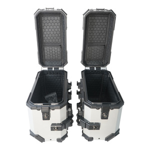 F2-MOTO 36L Valise latérale rigide pour moto, petite boîte de rangement pour selle, <span class=keywords><strong>coffre</strong></span> à bagages arrière - Product Image 6