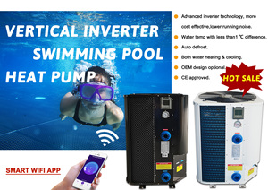 Vertical Top <b>Fan</b> Air Source Swimming Pool Heat Pump Electric Outdoor Hotel Heating Cooling <b>Water</b> Heater <b>Cooler</b> Chiller Tankless - Product Image 1