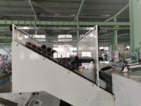 Machine de scellage de fond entièrement automatique 1000PR + C2 pour sac à rouleau avec noyau et sans noyau