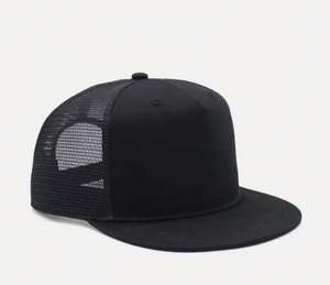 Casquette Snapback Respirante d'Été pour Homme, Chapeau à Visière Plate en Maille, Dos en Filet, Style Hip-Hop Sportif pour Fêtes en Extérieur, Motif Feuille à Carreaux - Product Image 6