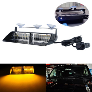 Barra de Luces Magnética de Emergencia para Vehículos, con Lente Transparente de Aluminio ABS, <span class=keywords><strong>16</strong></span> LED SMD Intermitentes, <span class=keywords><strong>Baliza</strong></span> Estroboscópica de Advertencia - Product Image 1