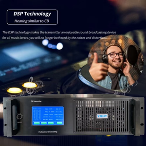 YXHT-2, paket lengkap 2KW(2000W) 3U-pemancar FM + antena 4-Bay + kabel 30M 7/8 "dengan konektor | Stasiun Radio - Product Image 6