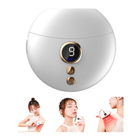 Outil facial électrique Gua Sha Bian en pierre Led Massage du visage Planche à gratter 9 niveaux de chauffage et de Vibration pour le lifting du visage du cou