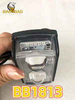 Phares antibrouillard LED étanches BAOBAO à 2/3 lentilles, blanc/jaune clignotant RGB, mini feux de conduite pour vélo/moto