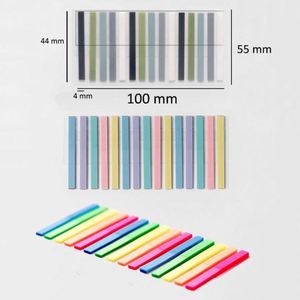 300 Sheet Transparent Fluorescent Highlighter Sticker Self-Adhesive Reading Aid Index Tabs Flags for School and Office Supplies - Product Image 2