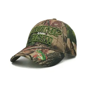 Cross-Border Camouflage Printed Baseball Cap Women's Large Head Circumference Adult Peaked Design Wholesale Embroidery Trades