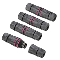Connecteur d'alimentation étanche M20 CE/UL/SAA certifié, type vis, 500V 20A, avec câble de sortie IP68, 2 voies
