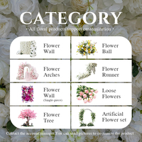 Sonnenheirat Großhandel Hochzeitsdekoration Seide künstliche Blume Wand Hochzeit Blume Wand