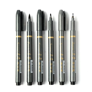 Ensemble <span class=keywords><strong>de</strong></span> stylos <span class=keywords><strong>de</strong></span> calligraphie <span class=keywords><strong>de</strong></span> qualité supérieure, avec couleur noir, rouge et bleu pour les fournitures artistiques - Product Image 2