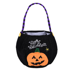 Bolsa <span class=keywords><strong>de</strong></span> Dulces <span class=keywords><strong>de</strong></span> Calabaza para Halloween, Bolsa <span class=keywords><strong>de</strong></span> Regalo para Niños, Decoración <span class=keywords><strong>de</strong></span> <span class=keywords><strong>Bruja</strong></span> y Elfo, Cesta <span class=keywords><strong>de</strong></span> Dulces - Product Image 4
