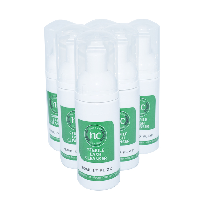 Экспорт корейского продукта OEM пенопластовое очищающее средство для ресниц частная этикетка