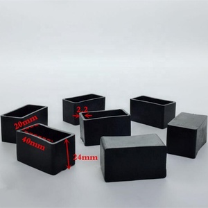 Capuchons de protection pour pieds de chaise en plastique noir rectangulaires, ovales, carrés, ronds, embouts pour pieds de table, capuchons pour pieds de meubles, embouts en PVC - Product Image 6