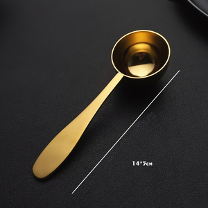 ملعقة قياس معدنية مخصصة من الفولاذ المقاوم للصدأ 304 بشعار مخصص، ملعقة للسكر ومسحوق البروتين والقهوة بسعات <span class=keywords><strong>2</strong></span>.5 مل و5 مل و10 مل و15 مل و30 مل - Product Image 5