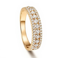 Vente flash - Bague pour femme en argent sterling 925, pour mariage, fiançailles ou usage quotidien, bijoux tendance, micro-insertion de moissanite, pour elle