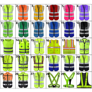 سترة أمان عالية الوضوح عالية الجودة ، سترة عاكسة للسلامة يمكن أن تكون مع سترة أمان عاكسة باللون الأرجواني والرمادي والوردي - Product Image 1