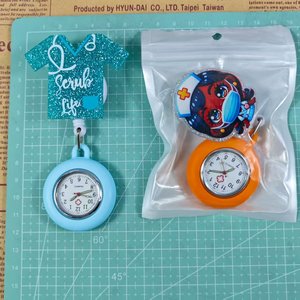 Tıbbi temalı geri çekilebilir hemşire kol saati uzatılabilir sevimli çizgi film karakteri hayvan doktor öğrenci kol saati cep saati - Product Image 5