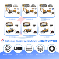 Modèles de jouets de foreuse Chengji, engins de construction simulés, ingénierie mécanique éducative, télécommande sans fil pour camions
