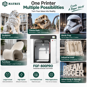 Impresora 3D FGF de Gran Volumen de 800×600×800 mm con Tecnología de Impresión de Pellets de Bajo Costo para Aplicaciones Industriales - Product Image 6