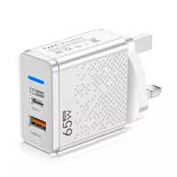 Chargeur mural USB C Cantell 12W A+C, bloc de charge rapide, chargeur USB C, adaptateur secteur USB C