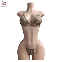 ELITES Vente en gros de bikinis de luxe sexy personnalisés avec strass, vêtements de danse exotiques pour strip-teaseuses