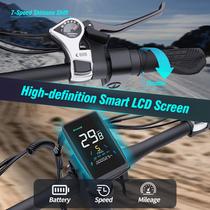 Ridstar H20Pro 20 Inch Foldable Bike Aluminum Frame 48V Lithium Battery 2000W Rear <b>Hub</b> Motor 31 MPH 7 Speed - Product Image 5