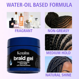 Joynna เจลผมเปียแบบหนา64ออนซ์พร้อมที่ยึดข้อมือสำหรับ<span class=keywords><strong>ผม</strong></span>หยิก - Product Image 4