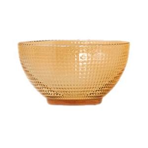 Tazón de Vidrio con Diseño de Puntos Ámbar, Apto para Microondas, Modelo 2025, Juego de Vajilla para el Hogar, Tazón Individual para Arroz, Tazón para Sopa - Product Image 1