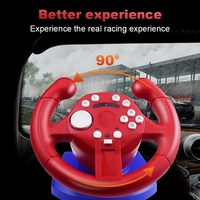 Volant de course à vibrations DATA FROG pour Nintendo Switch, PS3 et jeux vidéo PC